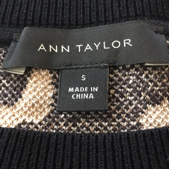 Ann Taylor Animal Print Sweater - Picture 4 of 7